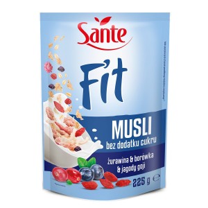 Fit Żurawina Borówka Goji 225g Sante